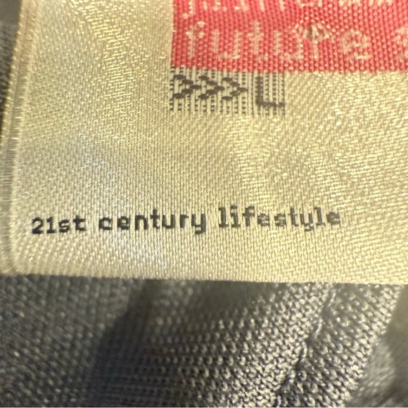 J Lindeberg Men's Performance Polo Shirt Dark Grey Neon Green Logo Sz L NWOT - Picture 9 of 11